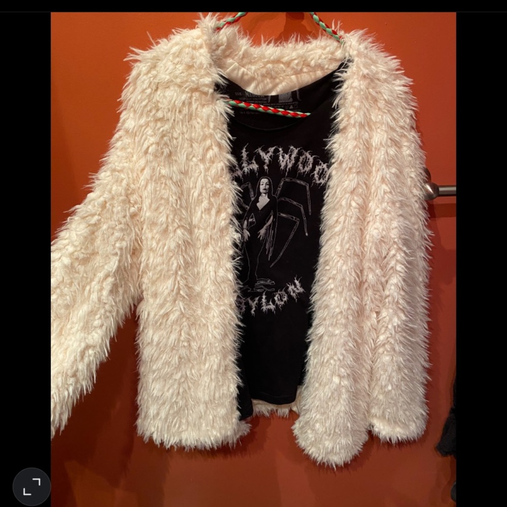 Softest fluffy cardigan-coat